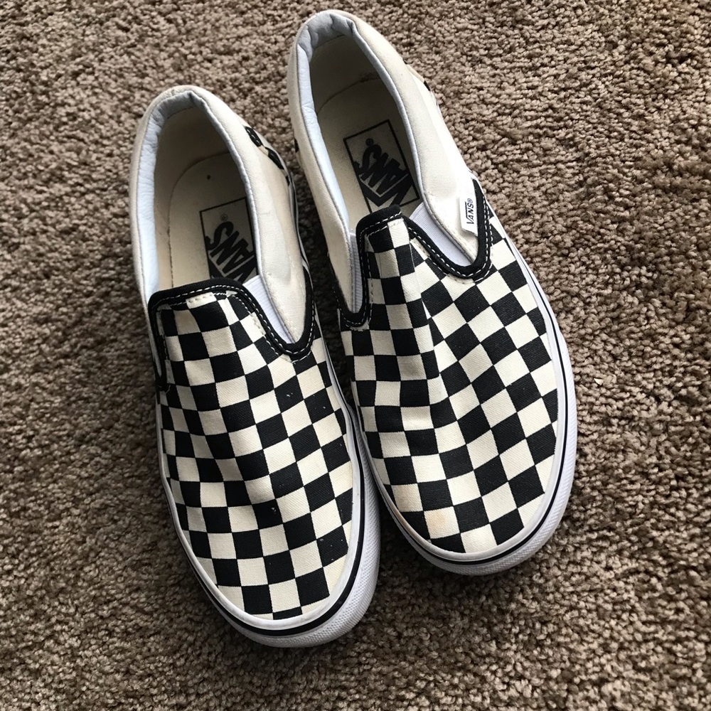 checkered vans